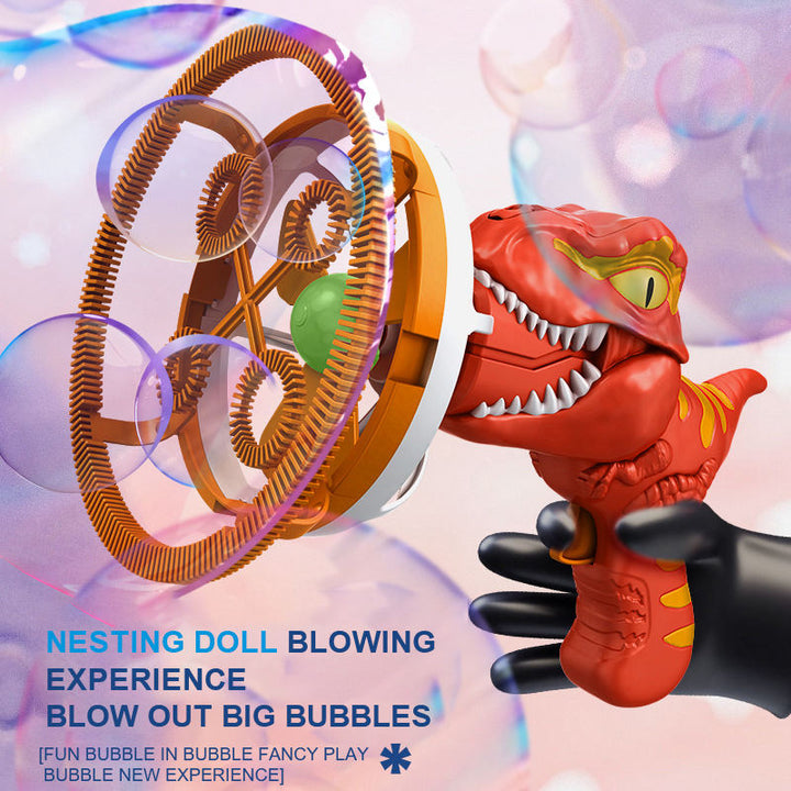🦖 Elektrisk dinosaurie bubbelmaskin