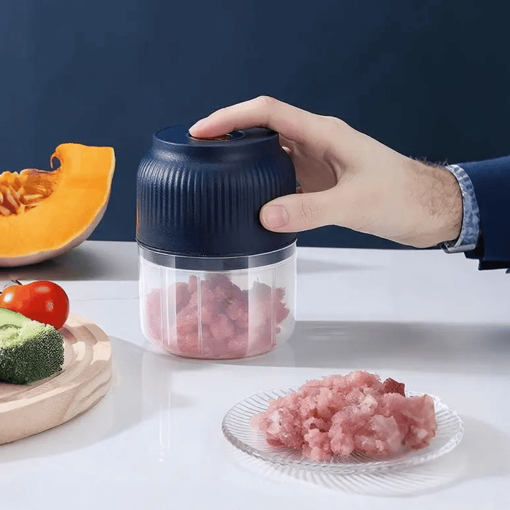 🔥Trådlös multifunktionell mini elektrisk vitlökshackare