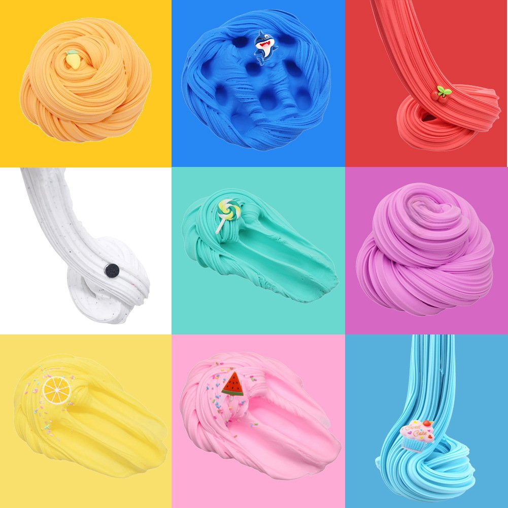 Super Clay Slime DIY mjuk och kladdig lera doftande slime sensorisk lera
