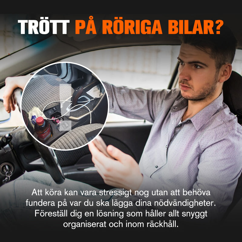 Multifunktionell kudde för bilarmstöd