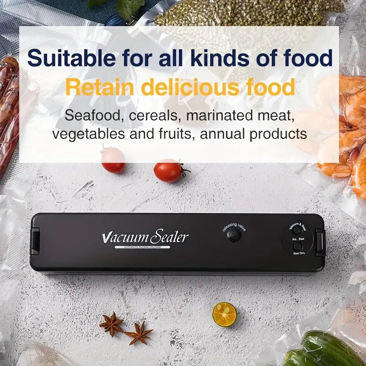 🥡 60% RABATT! 🎉 Matsparande Vakuumförslutare – Tätt Lock, Lång Hållbarhet & Enkel Att Använda 🍲📦