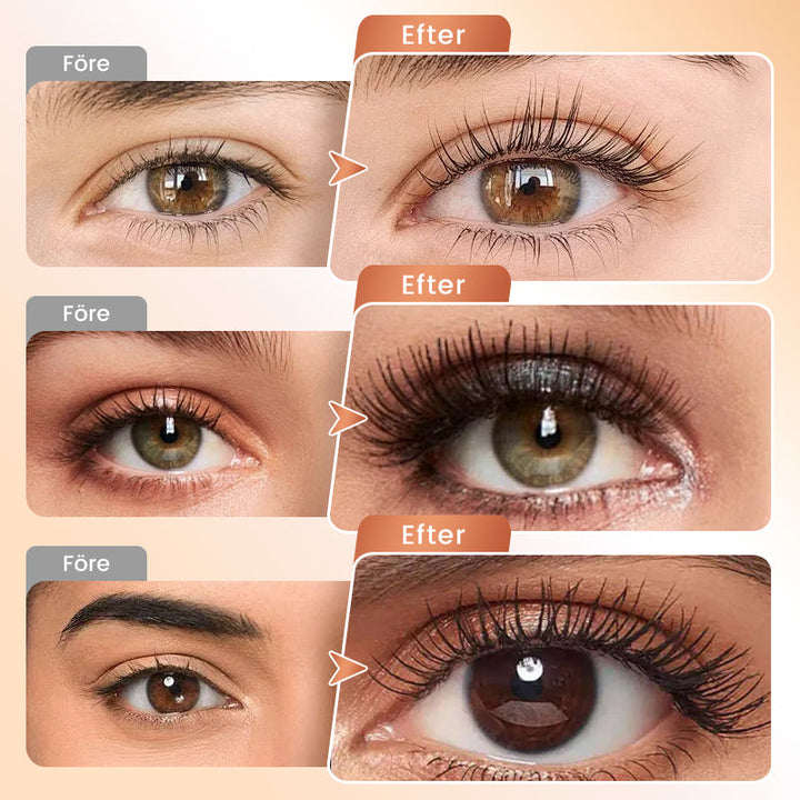 ✨Vattenfast mascara med fibrer – förlänger och böjer ögonfransarna direkt