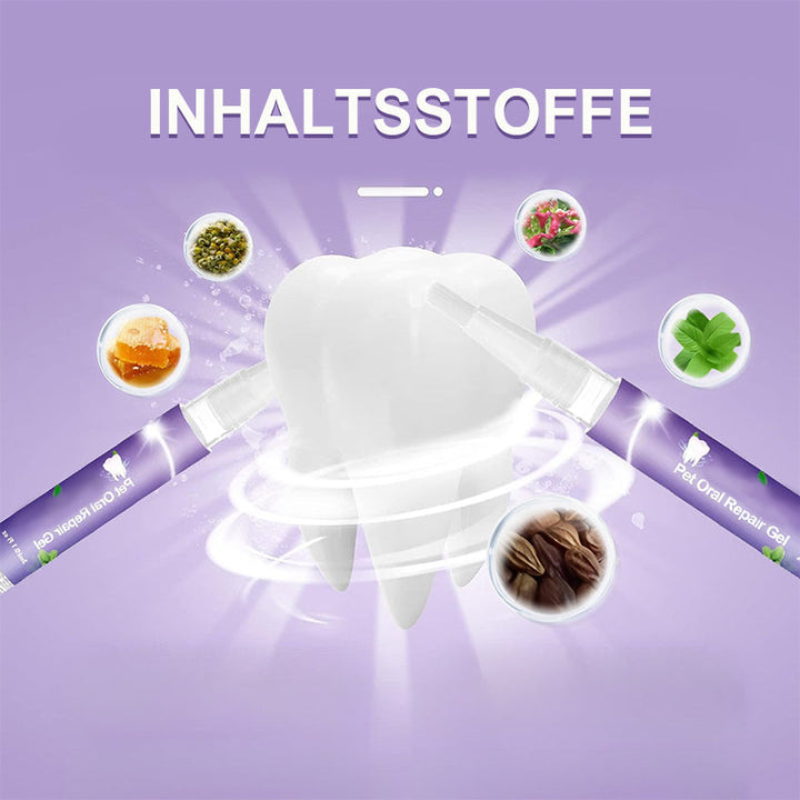 Gel för reparation av husdjurs munhälsa