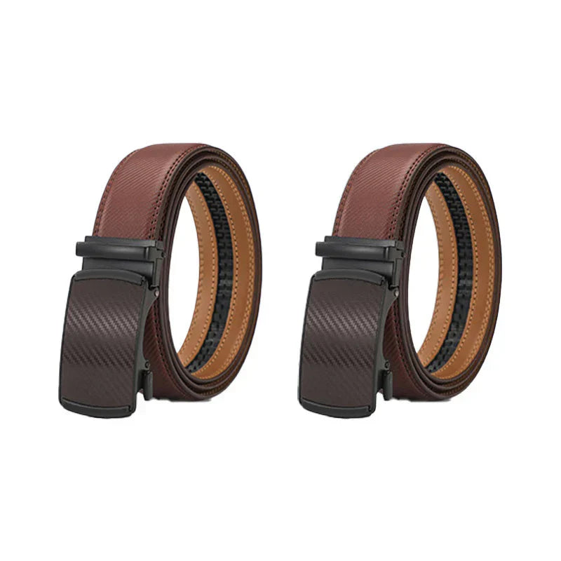 ✨️Best for Father's Day🎁 Leather Ratchet Belt With Adjustable Buckle💼