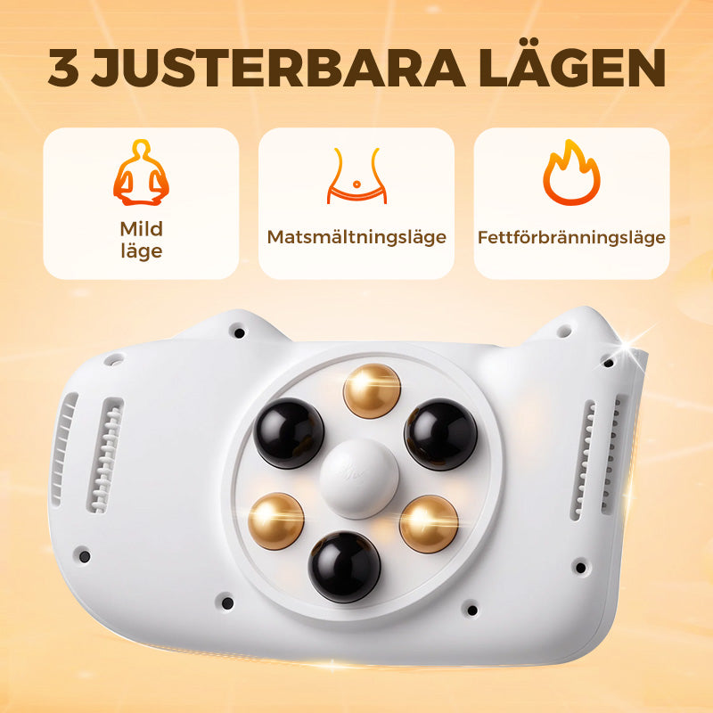 Elektrisk trådlös bukmassageapparat för fettförbränning och matsmältning