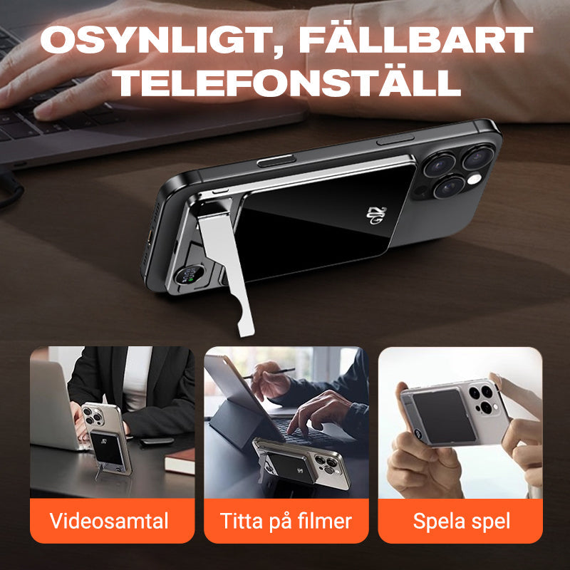 🌌🔋"Norrskensladdaren i fickan! 💫🔌Ultratunn Magnetisk Bärbar Laddare med Ställ - testad på svenska vinteräventyr" 🧭❄️
