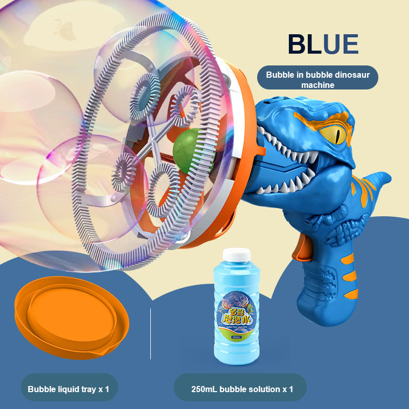🦖 Elektrisk dinosaurie bubbelmaskin