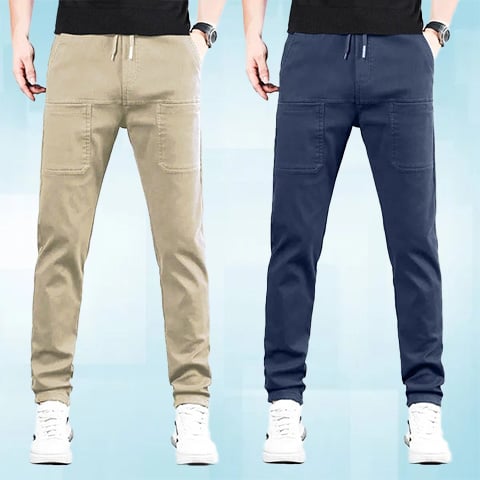 🔥HET FÖRSÄLJNING 49% RABATT🥰 MultiPants - slitstarka cargobyxor med hög stretch och flera fickor