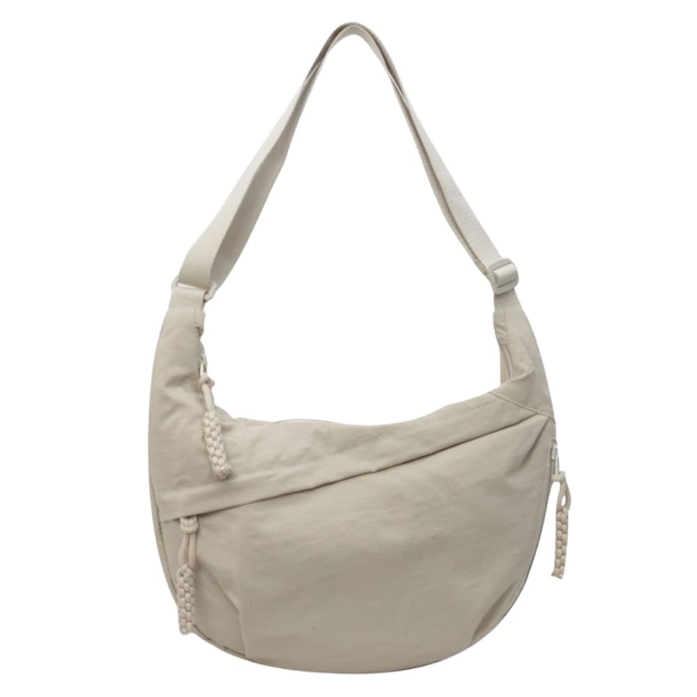 🎉Hot Sales - 50% OFF😍Designer Direct Sales👜Kvinnor Mode Plain Color Nylon Crossbody Hobo Bag