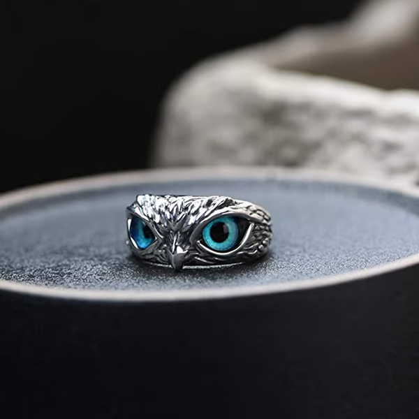 ⭐50% RABATT⭐Uggla - ring I Vintagestil