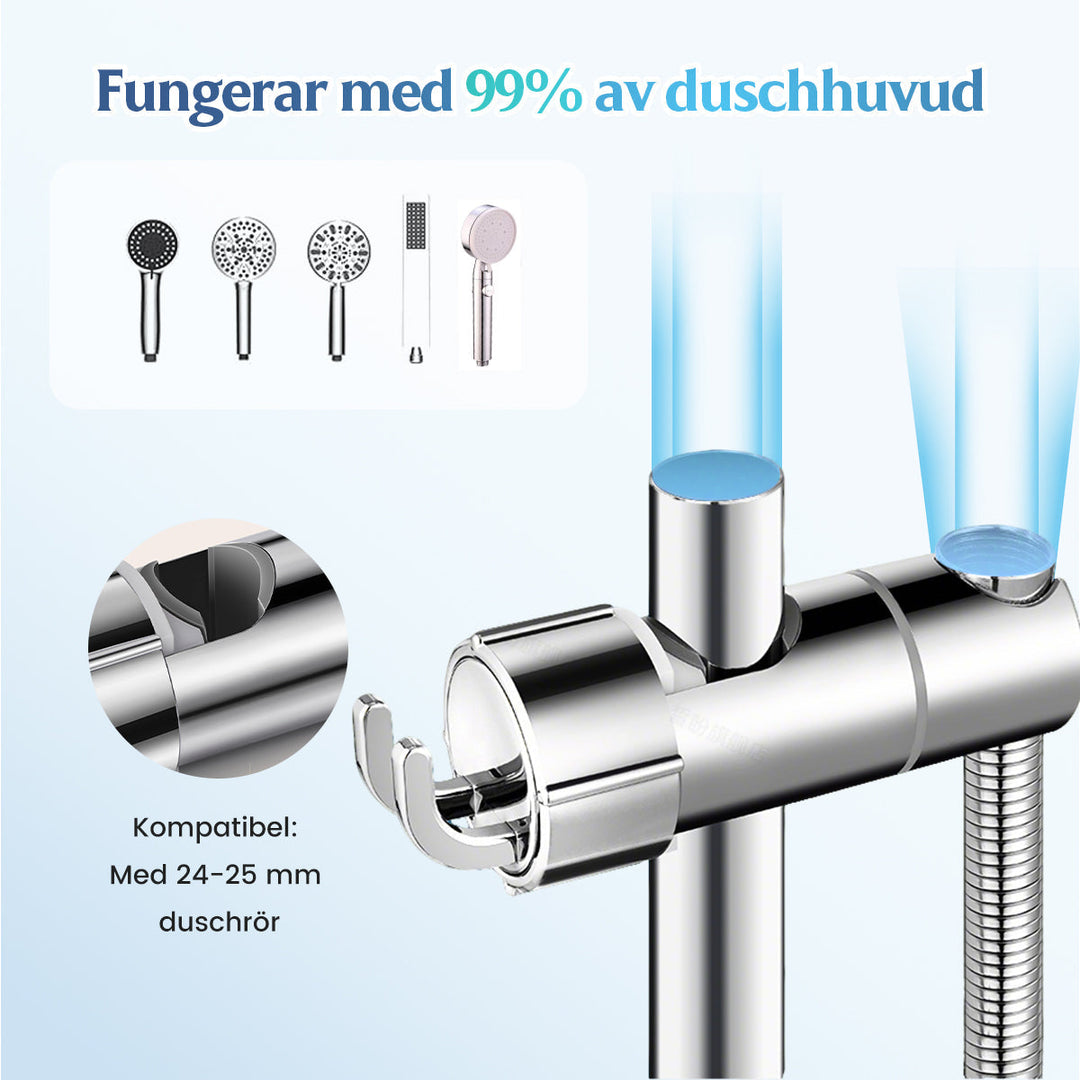 Handduschhållare utan borrnin
