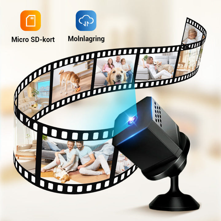 🤩🌹🌹Mini Smart HD Säkerhetskamera med Nattsyn