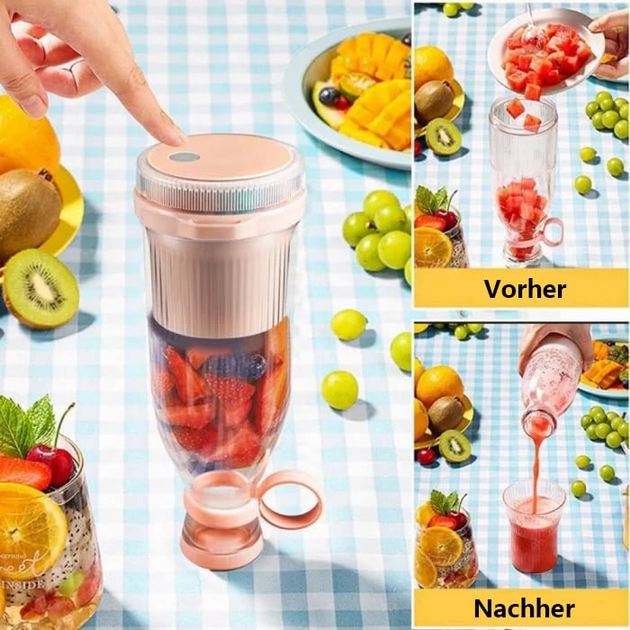 🎄 Julerbjudanden 🎄 Bästsäljande bärbar juicepress | 🌟 Färsk juice, när som helst, var som helst!