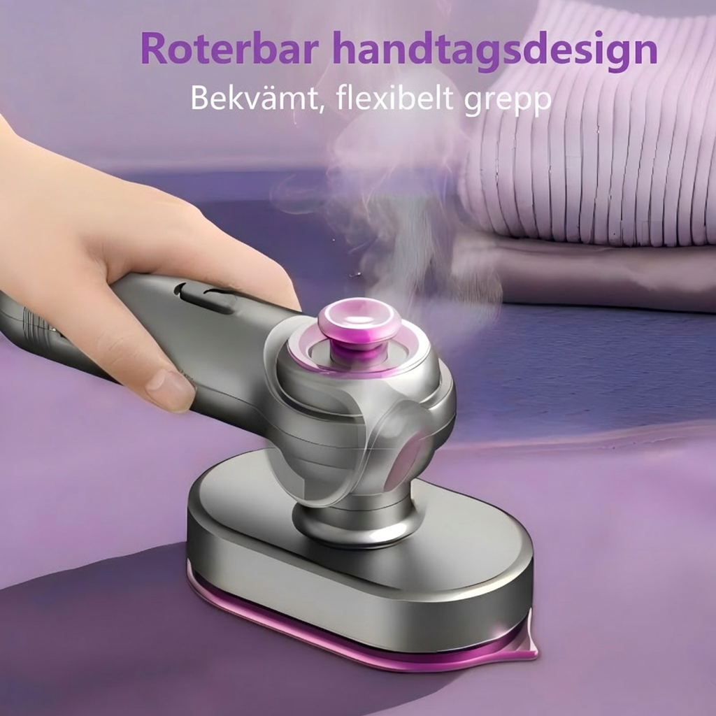 Bärbar handhållen klädångare