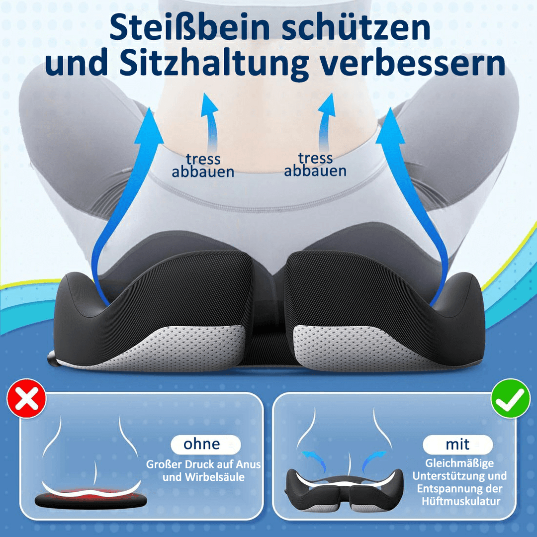 🎁Senaste dagen 50％ RABATT🔥Ergonomisk sittdyna tillverkad av minnesskum