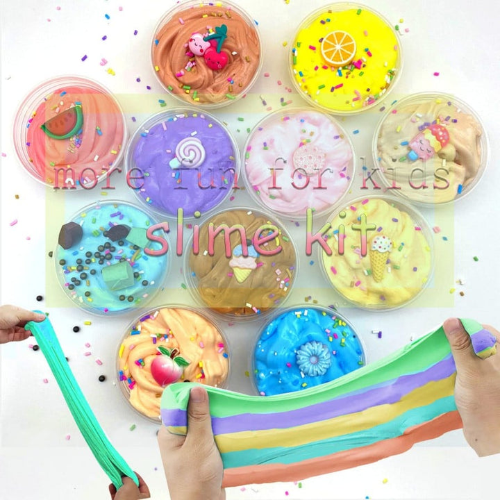 Super Clay Slime DIY mjuk och kladdig lera doftande slime sensorisk lera