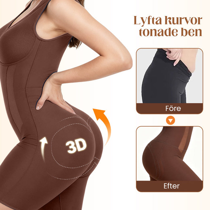👙💫 TUMMY SHAPEWEAR BODYSUIT – Sömlöst och andningsbart tyg, omedelbar bantningseffekt, bekväm att bära hela dagen för en smickrande silhuett 🌸✨