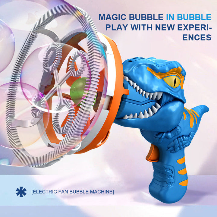 🦖 Elektrisk dinosaurie bubbelmaskin