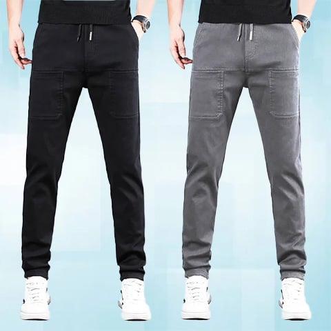 🔥HET FÖRSÄLJNING 49% RABATT🥰 MultiPants - slitstarka cargobyxor med hög stretch och flera fickor