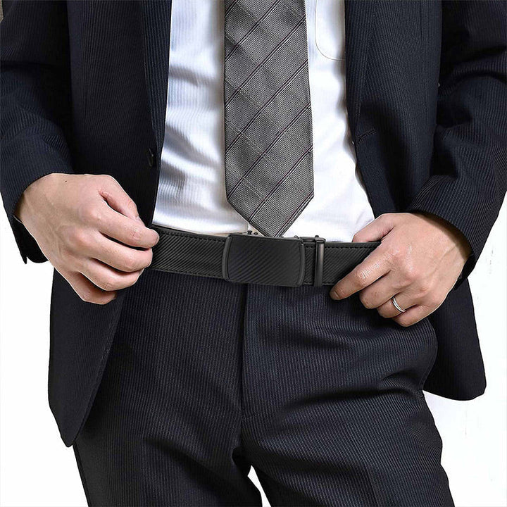 ✨️Best for Father's Day🎁 Leather Ratchet Belt With Adjustable Buckle💼