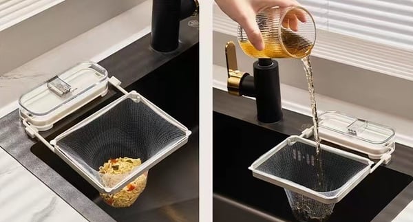 Filterhållare för Disponibel Diskbänknät