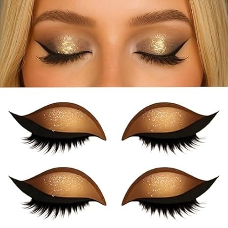 💕Sista dagen KÖP 1 FÅ 1 GRATIS & GRATIS FRAKT!!💕 2025 NY Lazy Eye Shadow Ögonfransplåster 2