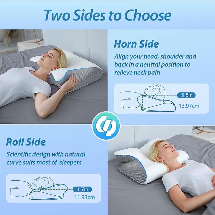 Ergonomisk kudde för djup sömn
