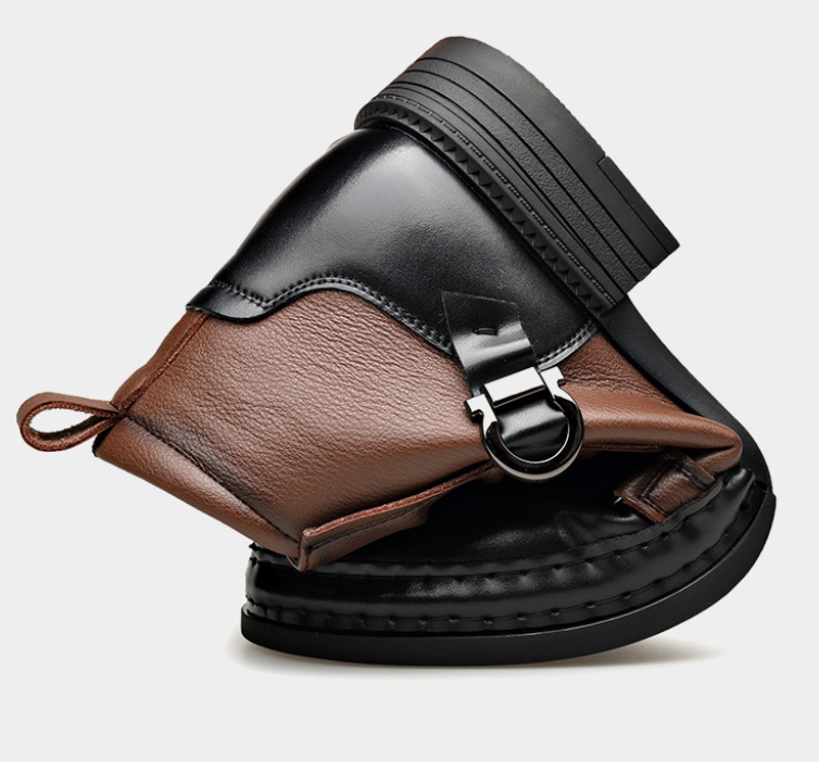 👞 Herrstövlar i äkta läder – Slitstarka, snygga och bekväma hela dagen för vardag och arbete 🔧