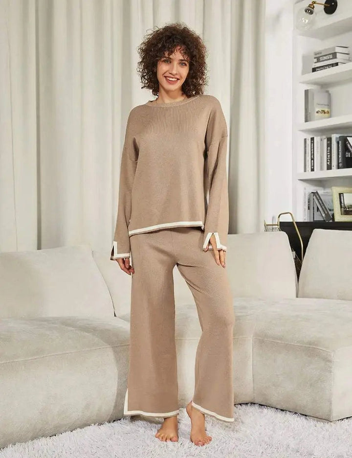 Klassiskt Elastic Knit Lounge Set✨