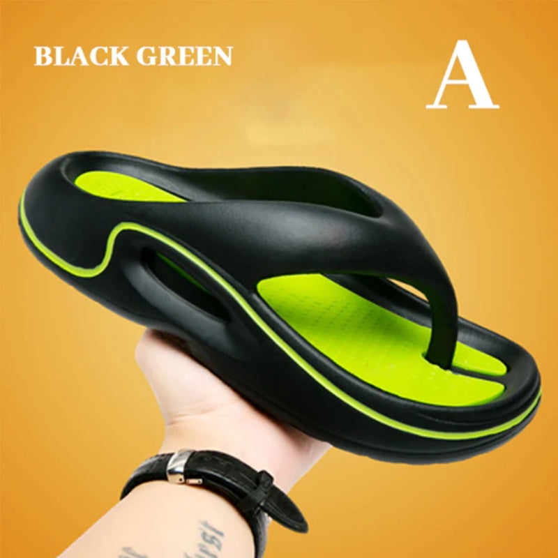 Bekväma Sommarsandaler Flip Flops Tjock Sula