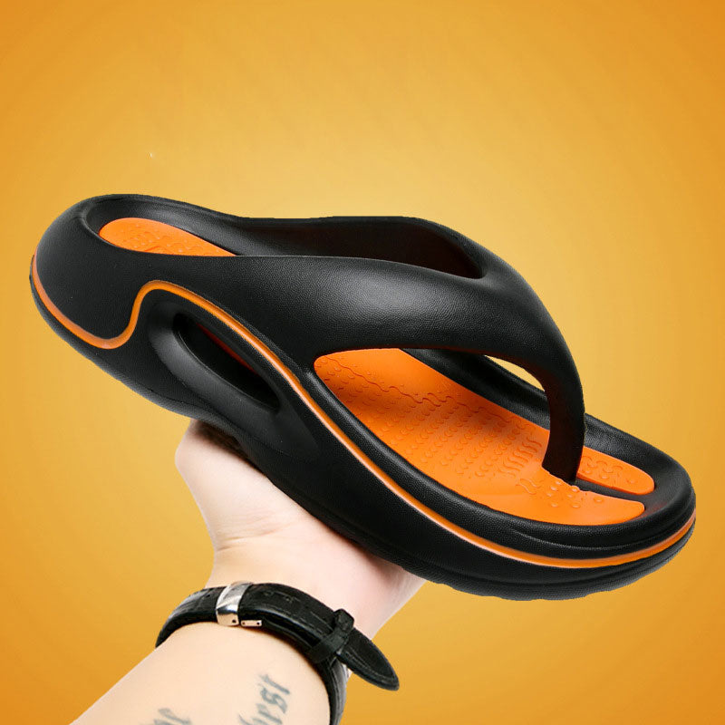 Bekväma Sommarsandaler Flip Flops Tjock Sula