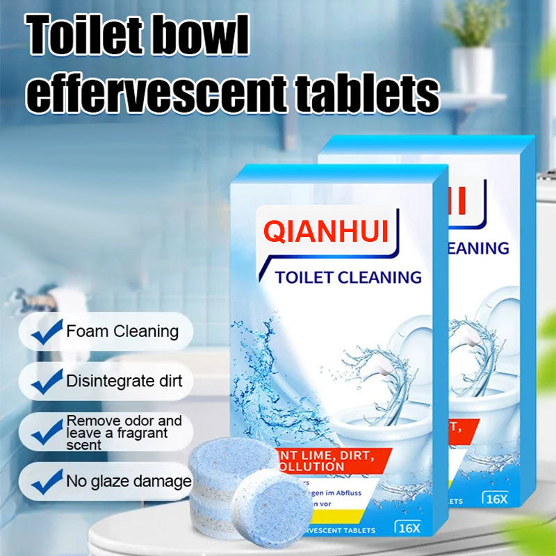 🔥Köp 2 få 3 gratis - 🍋Lemon Scent Toilet Bowl Cleaner Tablets