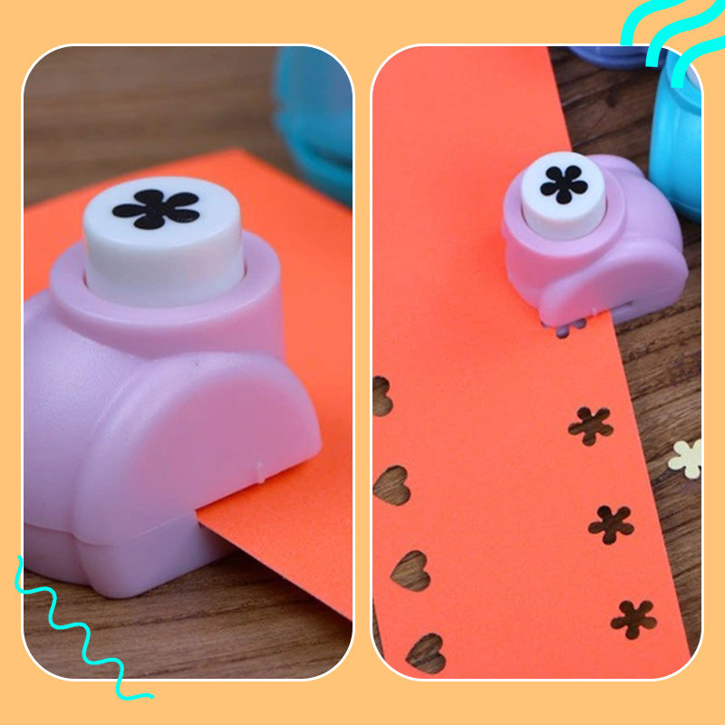 🎨 DIY-pappersstansset för barn – skapa roliga former (stjärnor/hjärtan/djur) för pyssel och scrapbooking 🧒✨