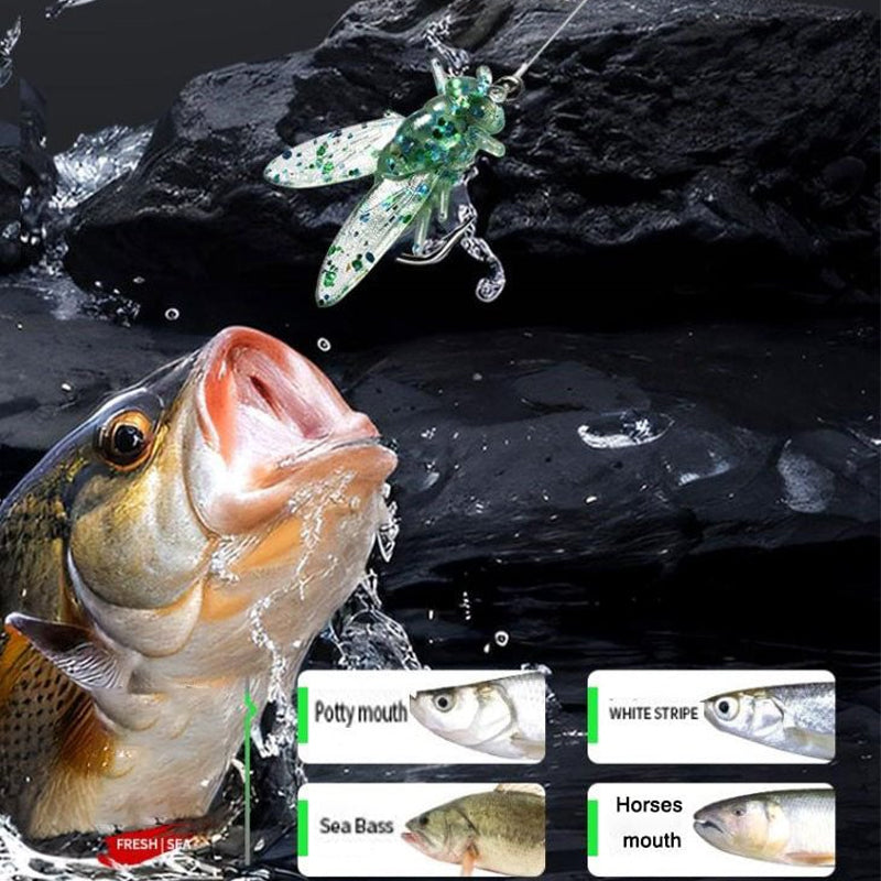 Bioniska flugor fiskedrag
