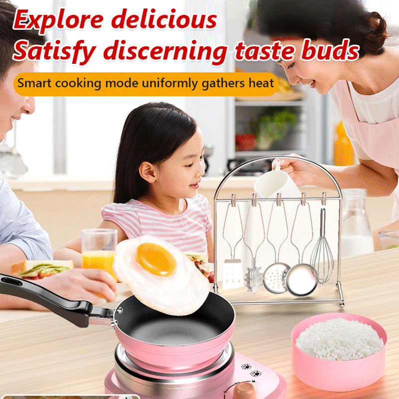 🎁 Bästa presenten för barn 🍳 Real Cooking Mini-köksleksaker för barn - Set med 22 delar
