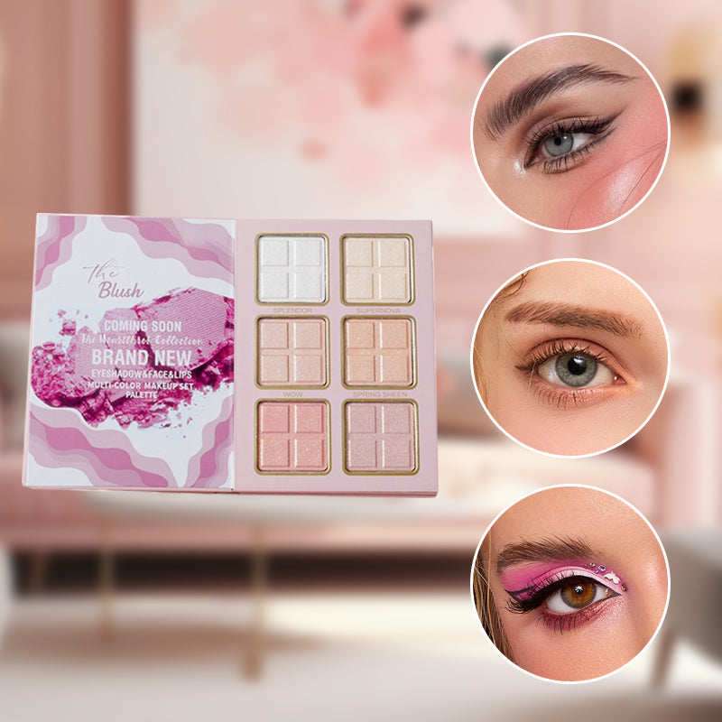Makeup-set palett i flera färger (5 lager)