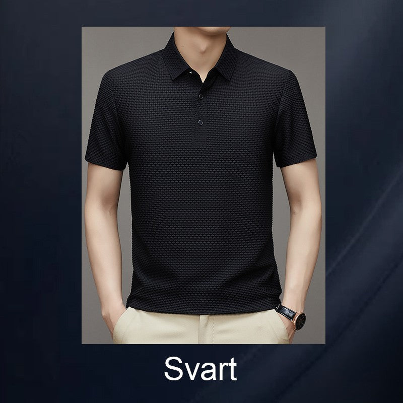 Herr T-shirt i is-siden för sommaren