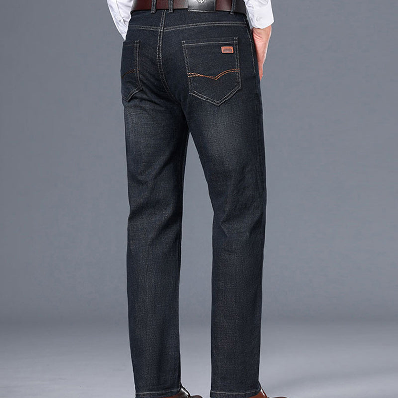 Herren Stretch Rak Passform Jeans