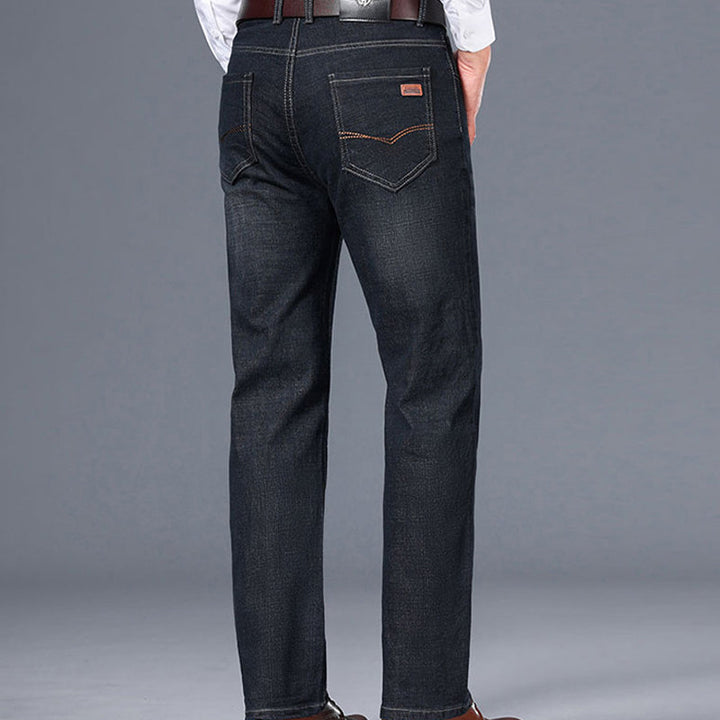 Herren Stretch Rak Passform Jeans