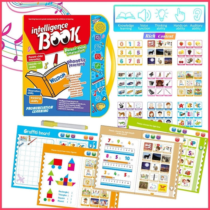 🎁[Bästa presenten för barn]👼Smart Uttals- och Tal-Lärobok