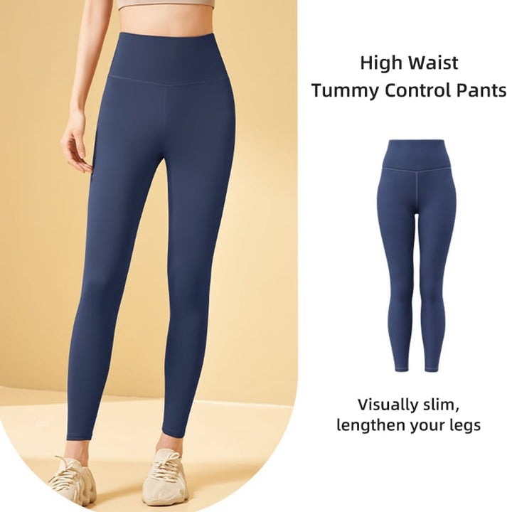 Träningsleggings med hög midja och magkontroll