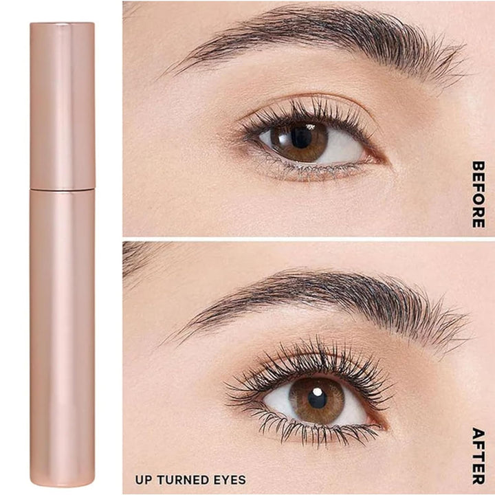 🎁Köp 1 få 1 gratis⏳[Vattenfast och kladdfri] Förlängande och lockande mascara med lång hållbarhet