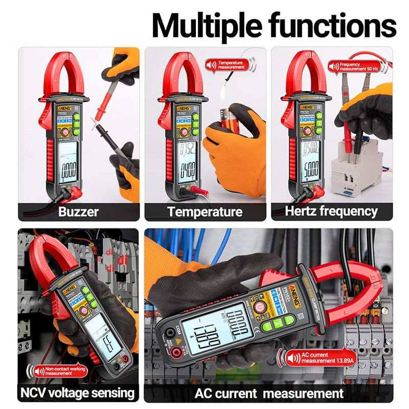 Smart Röstklämma Multimeter Tester