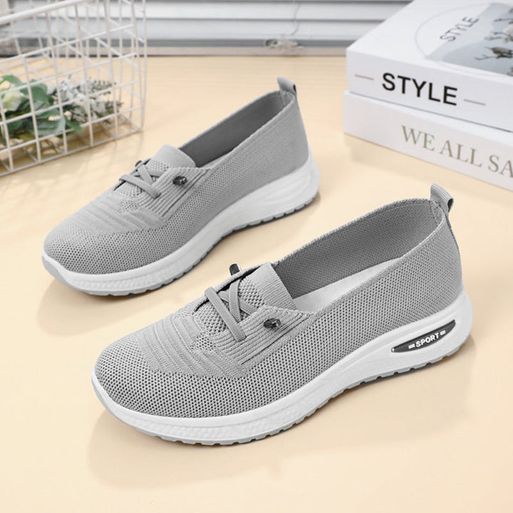 Lätta, andningsbara slip-on fritidsskor för kvinno
