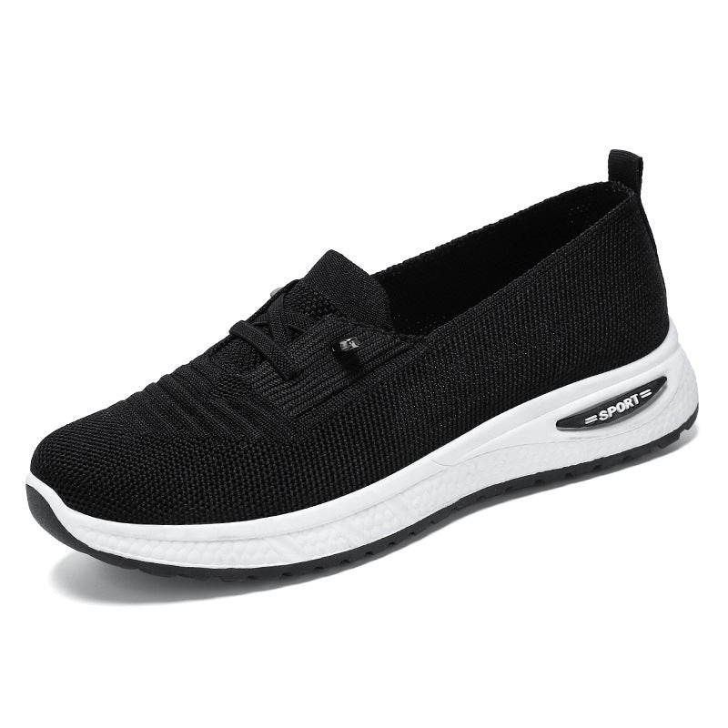 Lätta, andningsbara slip-on fritidsskor för kvinno