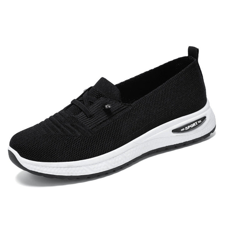 Lätta, andningsbara slip-on fritidsskor för kvinno