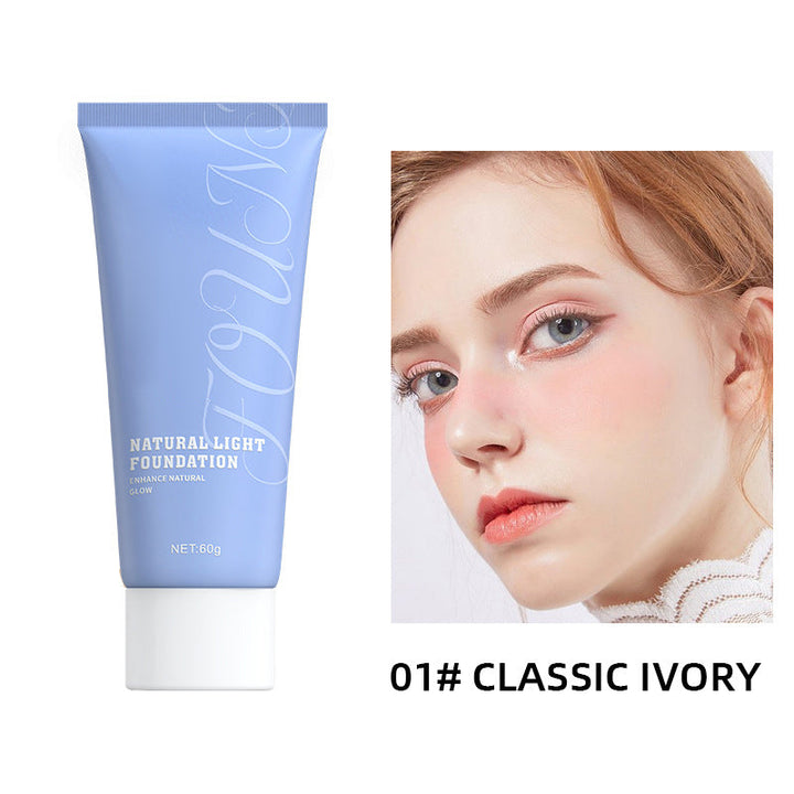 ✨️Köp 1 få 1 gratis✨️Naturlig lyster, heltäckande vattenfast foundation