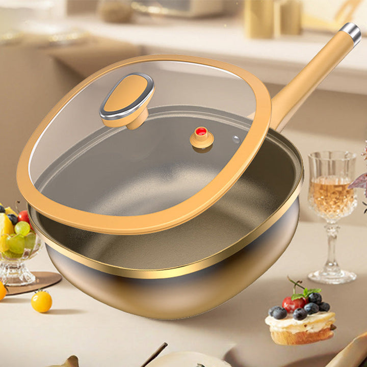 🔥55 % tidsbegränsad rabatt🍳 30 cm titankastrull med non-stick-beläggning och lock