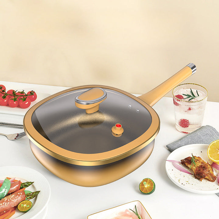 🔥55 % tidsbegränsad rabatt🍳 30 cm titankastrull med non-stick-beläggning och lock