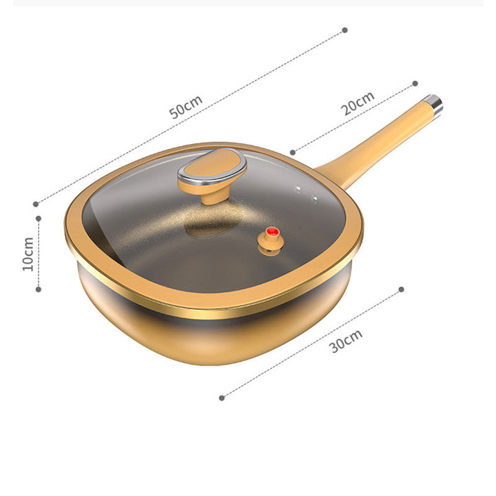 🔥55 % tidsbegränsad rabatt🍳 30 cm titankastrull med non-stick-beläggning och lock